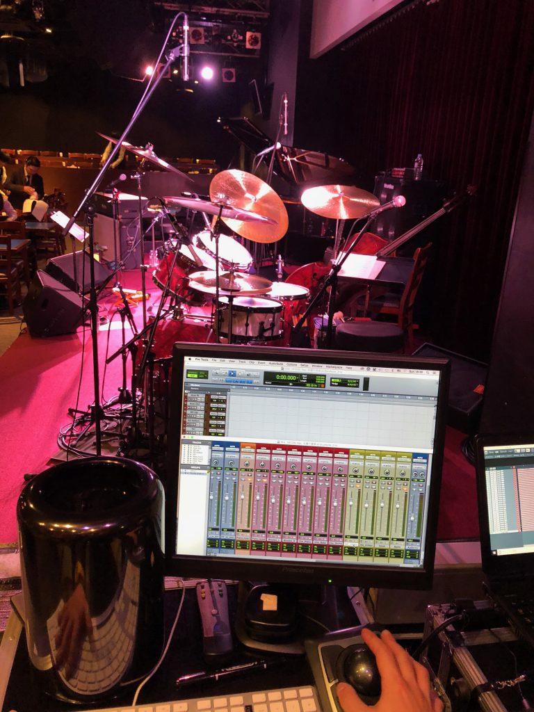 ブルーノート名古屋に持ち込んんだフルハウスのライブレコーディングシステムProTools HDX