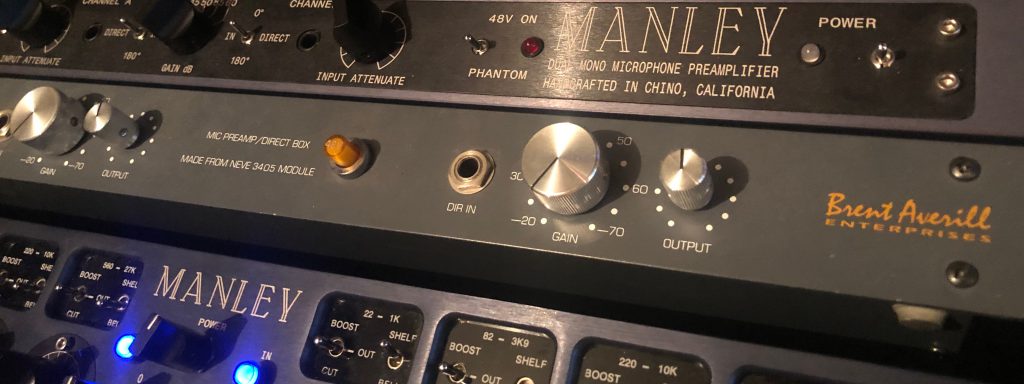 ニーヴ マイクプリアンプ ブレントアヴェリルのNEVE 3405